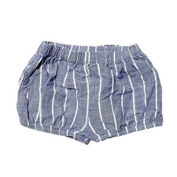 Oshkosh Baby Ruffle Bottom Striped Cotton Shorts Bloomers - Picture 2 of 2